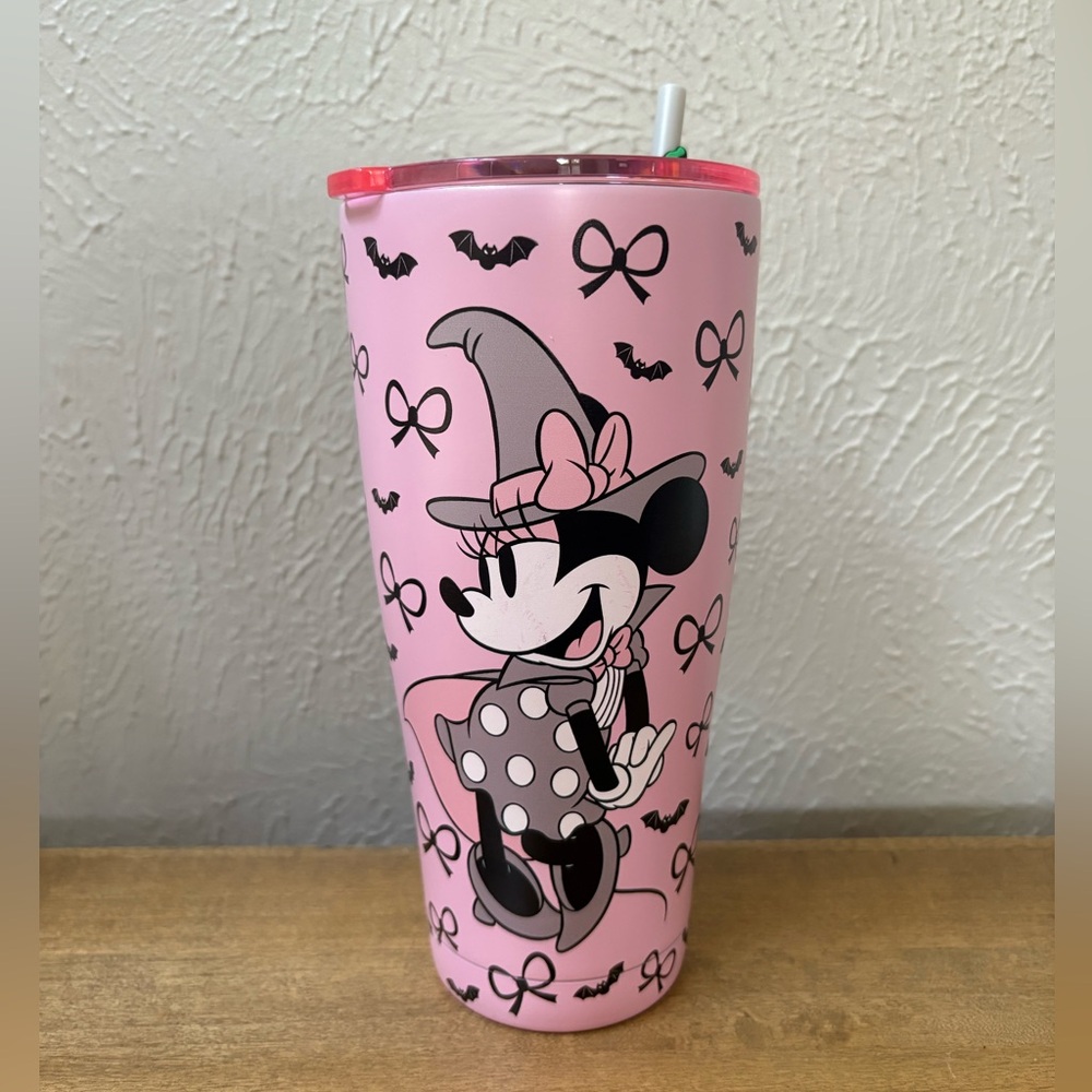 Pink Minnie Mouse Halloween Tumbler Disney